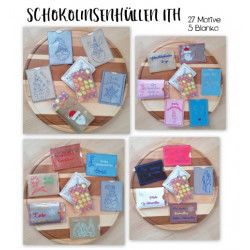 Stickserie ITH - Schokolinsen Adventskalender to go Hüllen